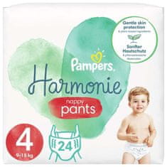 Pampers Harmony Pants eldobható pelenkázó bugyi 4 (9-15 kg) 24 db