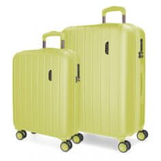 Jada Toys MOVOM Wood sárga, luxus ABS utazótáska készlet, 65cm/55cm, 531896B