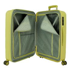 Jada Toys MOVOM Wood sárga, luxus ABS utazótáska készlet, 75cm/65cm/55cm, 531846B