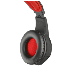 Trust GXT310 Gamer mikrofonos fejhallgató fekete-piros (21187) (21187)