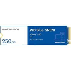 Western Digital WDS250G3B0C Blue SN570 250GB PCIe NVMe M.2 2280 SSD meghajtó