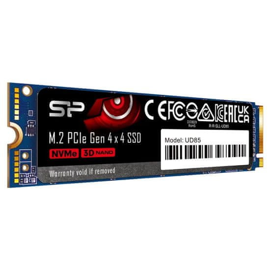 Silicon Power SP250GBP44UD8505 UD85 250GB PCIe NVMe M.2 2280 SSD meghajtó