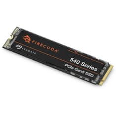 Seagate ZP1000GM3A004 Firecuda 540 1024GB PCIe NVMe M.2 2280 SSD meghajtó
