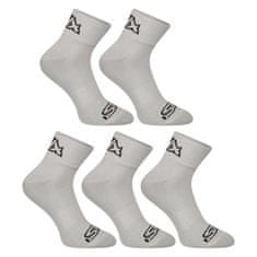 Styx 5PACK szürke boka zokni (5HK1062) - méret L