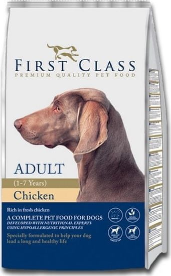 First Class Dog Adult Chicken kutyatáp - 12kg