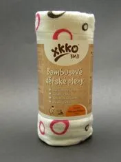 XKKO Bambusz Kifogó/pelenka, magenta buborékos, 90x100 cm