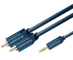 ClickTronic HQ kábel Jack 3,5mm - 2x CINCH, 2m