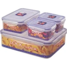 Lock&Lock (HPL834SA) Ételtároló doboz szett, 4 db