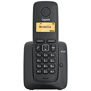 Gigaset A120 Vezeték nélküli telefon, Fekete