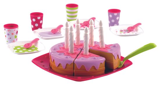 ECOIFFIER Birthday Cake Születésnapi torta és kiegészítők