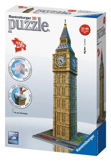 Ravensburger 3D Puzzle Big Ben, 216 db
