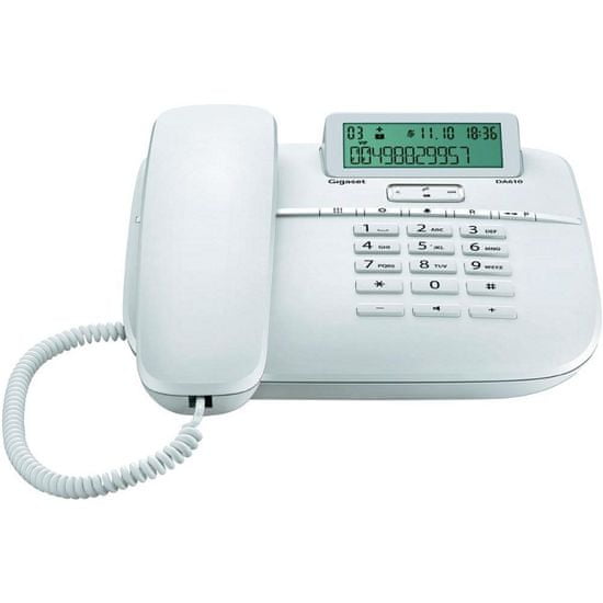 Gigaset DA610 Vezetékes telefon, Fehér
