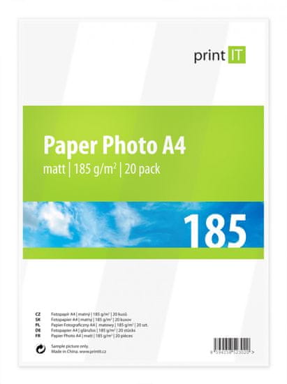 Print IT Matt fotópapír, A4