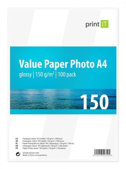 Print IT Fényes fotópapír, A4