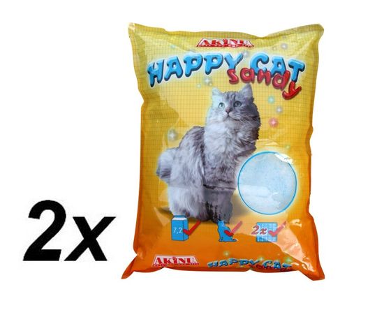 Akinu HAPPY CAT Sandy macskaalom, 2 x 7,2 l
