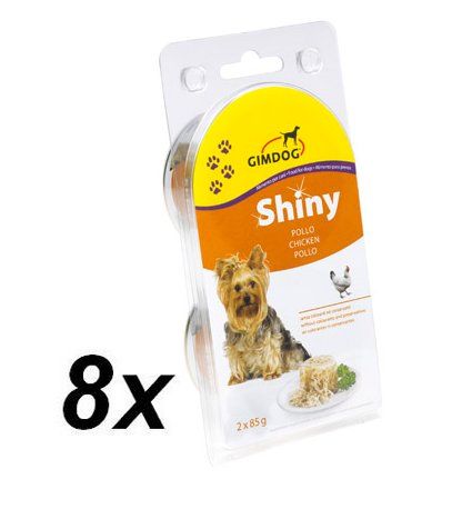 Gimpet SHINY DOG csikrés eledel 8x (2x85g)