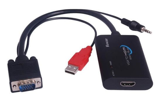 PremiumCord Elektronikus átalakító VGA + Audio HDMI