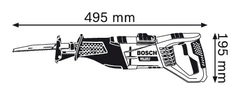 BOSCH Professional GSA 1100 E szablyafűrész (060164C800)