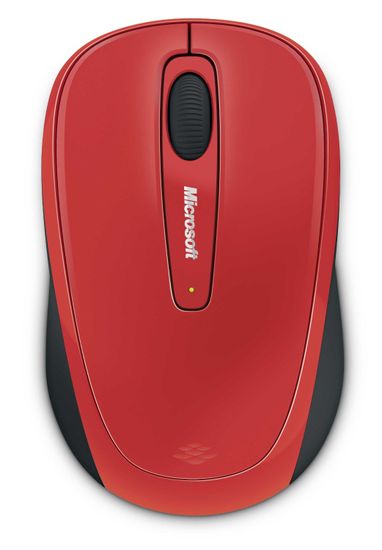 Microsoft Mobile Mouse 3500 piros