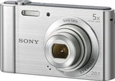 SONY CyberShot DSC-W800 Digitális fényképezőgép, Ezüst
