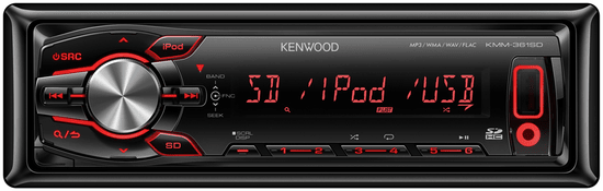 Kenwood Electronics KMM-361SD (USB/FLAC/MP3/AUX) Autórádió