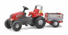 Rolly Toys Junior Pedálos traktor utánfutóval