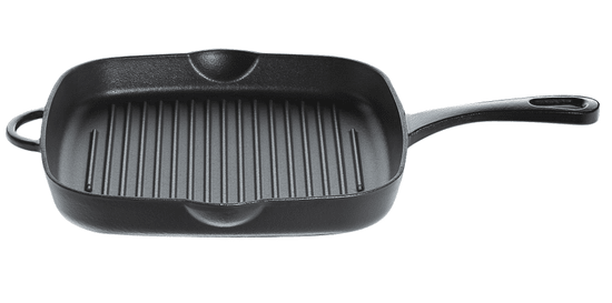 Küchenprofi Provence Magasított grillserpenyő, Fekete, 26 cm
