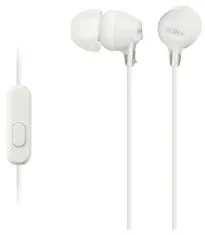 SONY MDR-EX15AP fülhallgató, Fehér