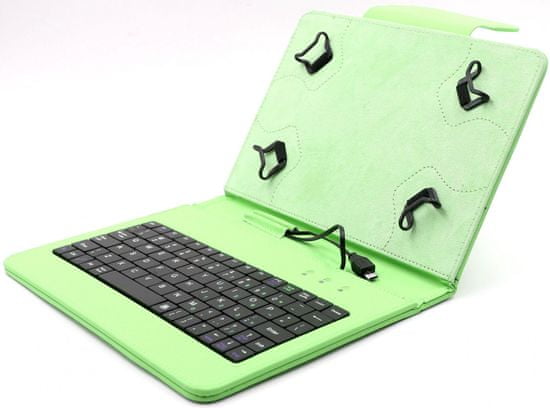 C-Tech Protect FlexGrip (NUTKC-01G) Tablet tok és billentyűzet, Zöld