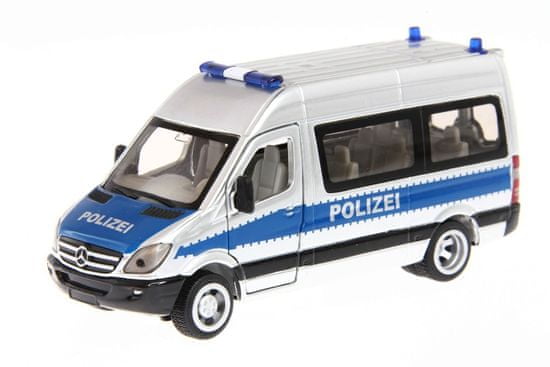 SIKU Mercedes-Sprinter Csapatszállító rendőrbusz, 1:50