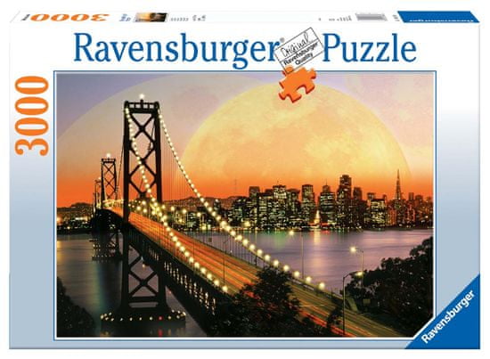 Ravensburger San Francisco éjjel Puzzle, 3000 db