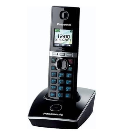 PANASONIC KX TG8051FXB DECT vezeték nélküli telefon, fekete
