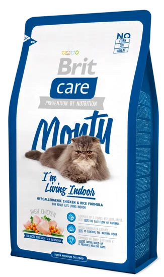Brit Care Cat Monty I´m Living Indoor 2 kg