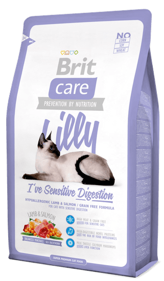 Brit Care Cat Lilly I´ve Sensitive Digestion 2 kg