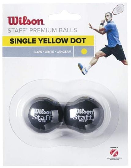 WILSON Staff Squash labda, 2 db
