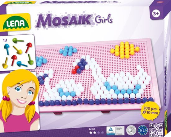 LENA Mozaik kirakó lányoknak Kreatív játék