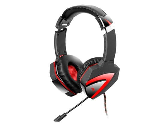 A4Tech Bloody G501 Mikrofonos fejhallgató, USB, Fekete/Piros