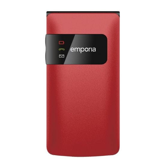 Emporia Flip Basic Mobiltelefon, Piros