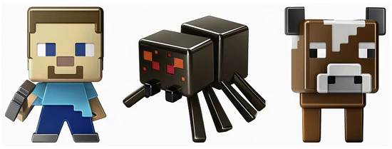 Mattel Minecraft Minifigurák 3 részes