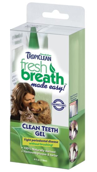 TropiClean Clean Teeth Gel Kit – zselé kutyáknak 118ml
