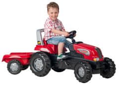 Rolly Toys Pedálos traktor és utánfutó