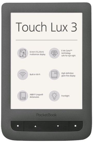 PocketBook 626(2) Touch Lux 3, szürke