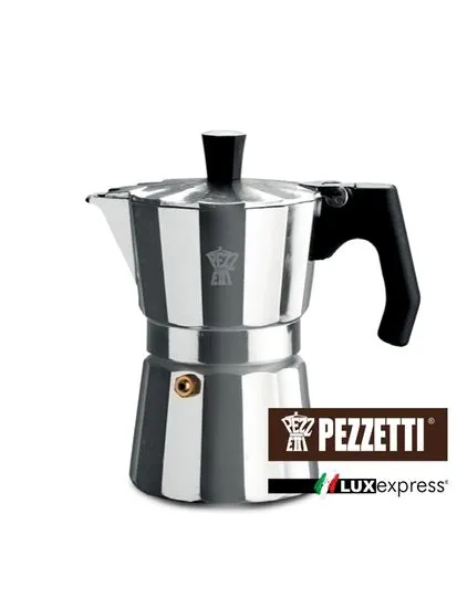 Pezzetti Luxexpress Kávéfőző, Ezüst, 3 személyes