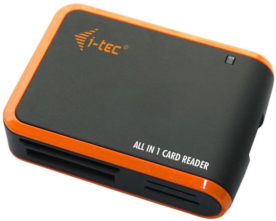 I-TEC USB 2.0 univerzális olvasó (fekete / narancssárga)