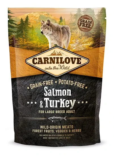 Carnilove Salmon & Turkey for Large Breed Adult kutyatáp - 1,5kg