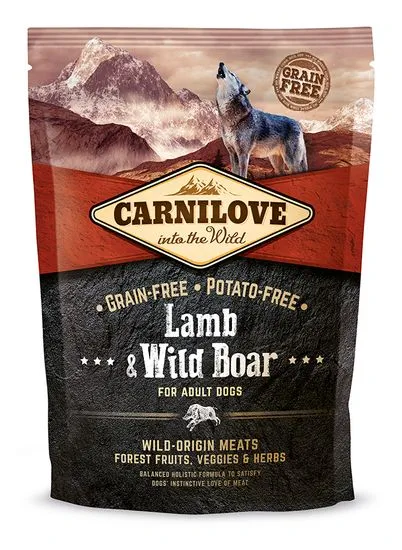 Carnilove Adult - Lamb & Wild Boar Kutyatáp, 1,5kg