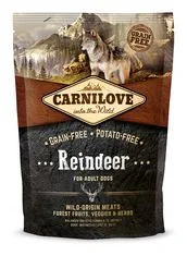 Carnilove Adult - Reindeer Száraz kutyatáp, 1,5 kg