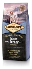 Carnilove Puppy - Salmon & Turkey Kutyatáp, 12kg