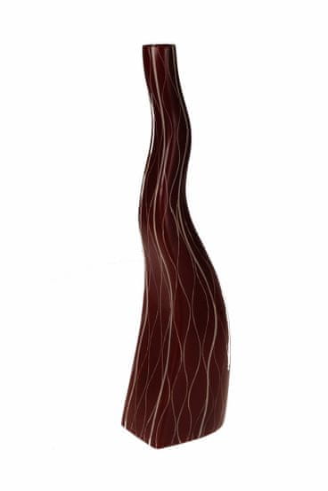 EverGreen Kongo1 Kerámia váza, Bordó, 51 cm