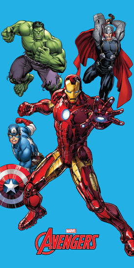 Jerry Fabrics Avengers Törölköző, 75X150cm